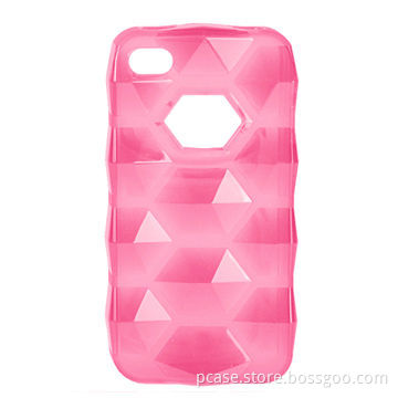 Nice rock stone TPU case for iPhone 4S